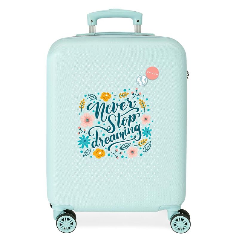 Maleta Trolley De Cabina Movom Never Stop Dreaming Rígida 55cm Turquesa -  OnlyKidsStore