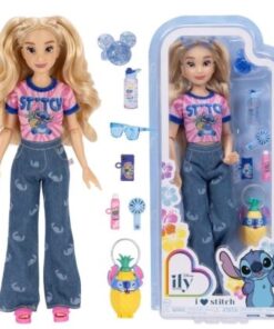 Disney Ily - Muñeca Fashion De 25 Cm Stitch (1 Vestimenta + Accesorios)