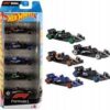 Hot Wheels Pack 5 Vehículos De Fórmula 1