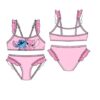Bikini Volantes Corazones Stitch Y Angel Rosa