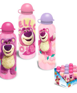 Botella Aluminio 500ml Surtido 3 DiseÑos  Cdu Lotso