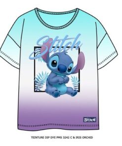 Camiseta Stitch Bicolor