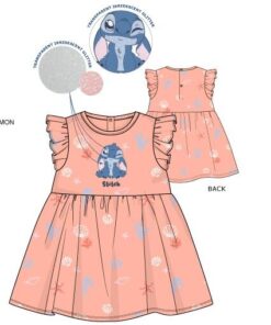 Vestido Bebe Stitch Conchas