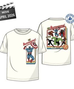 Camiseta Vengadores Dibujo Espalda