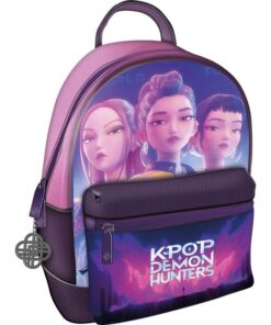 Mochila Fashion Material Pu K-pop Demon  Hunters 28cm