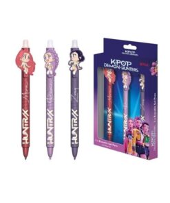 Pack 3 Boligrafos Con Tinta Borrable K-pop  Demon Hunters