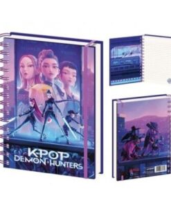 Libreta Espiral A5 K-pop Demon Hunters