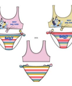 Bikini Bluey Rayas Colores
