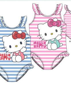 Bañador Bebe Hello Kitty Rayas