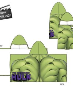 Toalla Micro Con Capucha Hulk