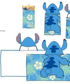 Toalla Micro Con Capucha Stitch