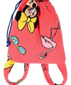 Toalla Mochila Microfibra Minnie Flamencos