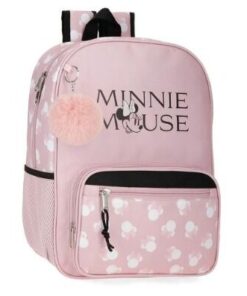 Mochila Adap. 38cm. Minnie Heads