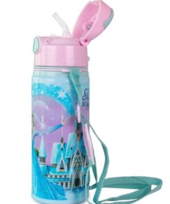 Botella Aluminio Con Asa 600ml Frozen