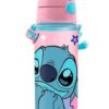 Botella Aluminio Con Asa 600ml Stitch