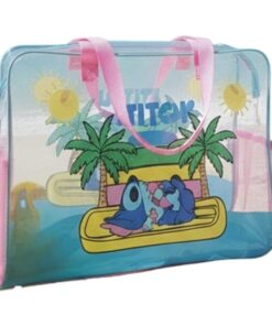 Bolsa Playa Stitch Disney Transparente
