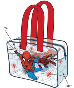Marvel Bolsa De Playa Spiderman Transparente