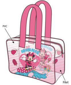 Bolsa Playa Minnie Disney Transparente