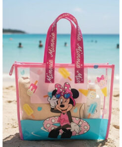 Bolsa Playa Minnie Disney Transparente
