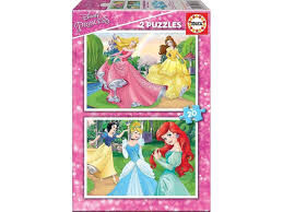 Educa Puzzle Princesas Disney 2x20 Piezas