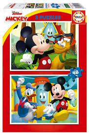 Puzzle 2x48 Mickey Mouse Fun House