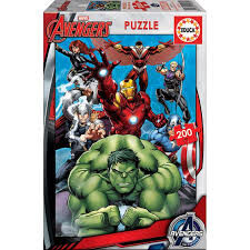 Educa Puzzle Infantil Avengers Marvel 200 Piezas 15933