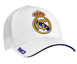 Gorra Real Madrid Junior Blanco Escudo Relieve