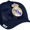 Gorra Real Madrid Junior Azul Marino Escudo Relieve