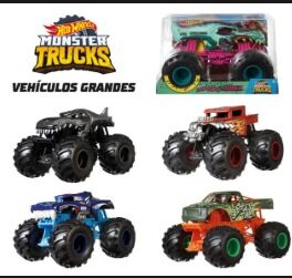 Coche Grande Monster Truck Escala 1:24 Modelos Surtidos