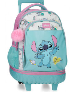 Mochila Compact 2r. Stitch Little Destruction