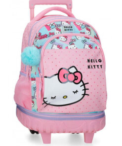 Mochila Compact 2r. Hello Kitty Bows