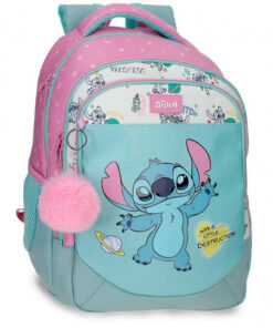Mochila Adap. 41cm 3c. Stitch Little Destruction