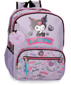 Mochila Adap. 44cm 2c. Kuromi Retropop
