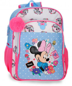 Mochila Adap. 40cm. Minnie Flowers