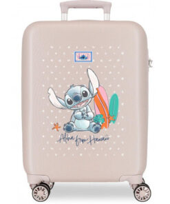 Trolley Abs 55cm. 4r. Stitch From Hawaii Beige