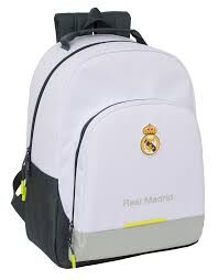 Mochila Escolar 42cm Adapt Carro Real Madrid 1ª Equip.25/26