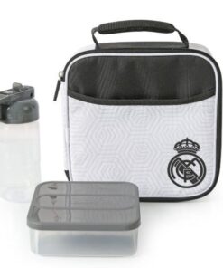 Porta Alimentos Real Madrid Termico Combinado Tupper Y Botella B