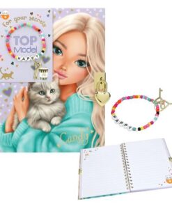 Topmodel Diario Con Candado Y Pulsera