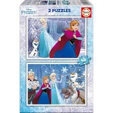 Educa Puzzle 2 X 48 Piezas Disney Frozen