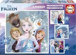 Educa Puzzle Progresivos Frozen 12-16-20-25