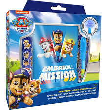 Diario Con Bolígrafo Mágico Paw Patrol
