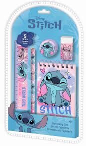 Set De Papelería 5 Pcs Stitch