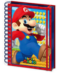 Libreta A5 Lenticular Super Mario