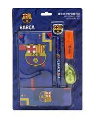 Set De Papeleria Con Block De Notas F.c.barcelona
