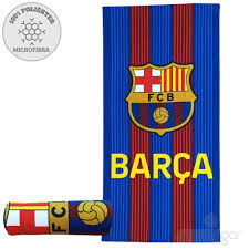 Toalla Fc Barcelona Infantil Microfibra 70x140cm