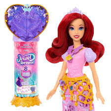 Disney Princesas Jewel Reveal Muñeca Ariel Con Accesorios Sorpresa