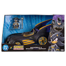 Sonic X Dc - Batmobile Con Figura 6 Cm