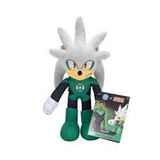 Sonic Peluche X Dc -  Silver De 25 Cm