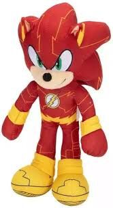 Sonic Peluche X Dc - Flash  De 25 Cm