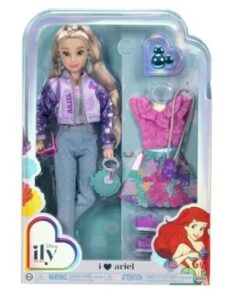 Disney Ily - Muñeca Fashion De 25 Cm Inspirada En Ariel (2 Vestimentas Completas)